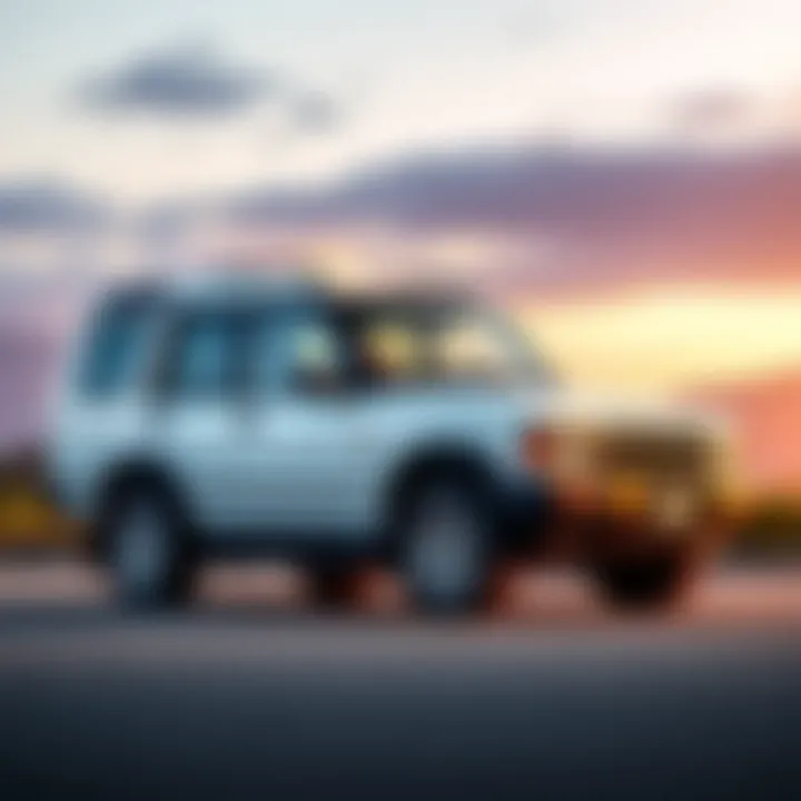 Clean 2001 Land Rover Discovery TD5 parked with a scenic Vancouver backdrop