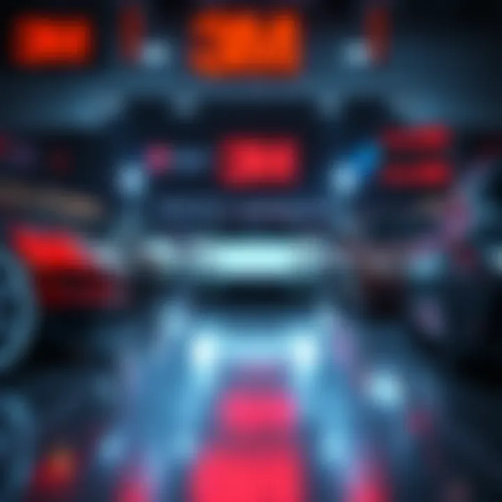 A selection of cars showcased in the 3M Mission contest, inviting people to choose their favorite vehicle.