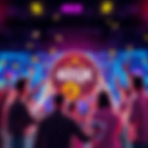 The 401jK Coin logo surrounded by excited new investors discussing memecoins, with vibrant graphics symbolizing growth and community engagement.
