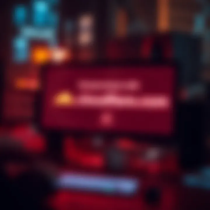 A computer screen showing an error message while trying to access challenges.cloudflare.com