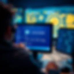 A person looking at a computer screen displaying the Cold Card wallet interface while trying to retrieve their seed phrase.