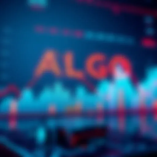 Graph showing Algorand (ALGO) price predictions for 2025 with upward trends and market indicators.