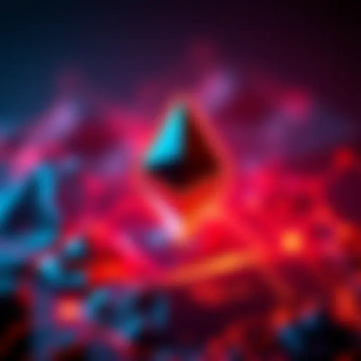 Illustration of Alibaba's logo with Ethereum symbol, representing Layer 2 blockchain development.