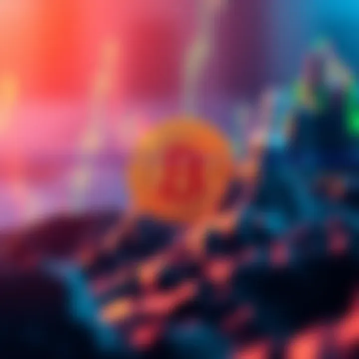A graphic showing altcoins rising with Bitcoin in the background, illustrating the potential shift in market focus this June.