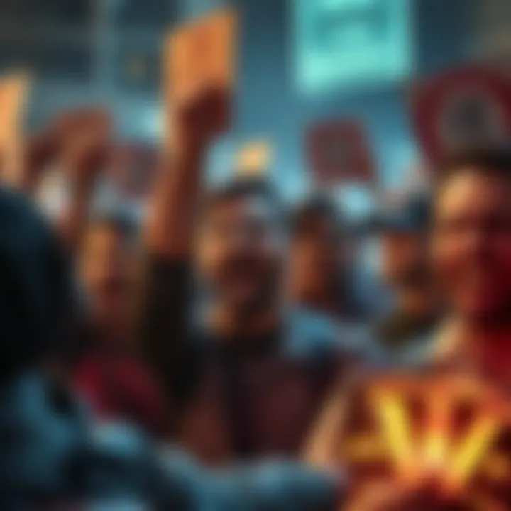 Frustrated people demonstrating against the Gemini crypto exchange over money theft and poor customer support