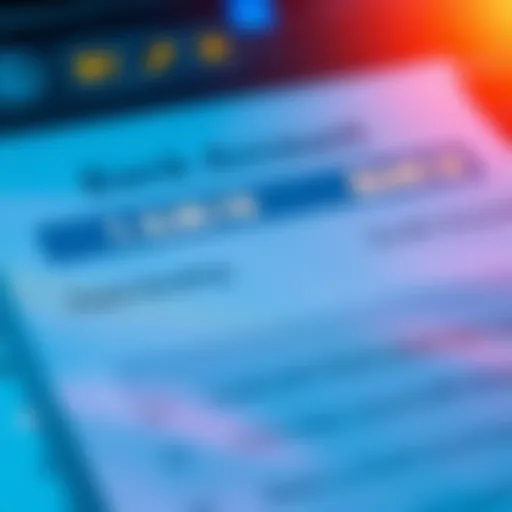 An illustration of a bank account statement showing pending transaction alerts
