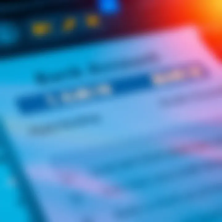 An illustration of a bank account statement showing pending transaction alerts