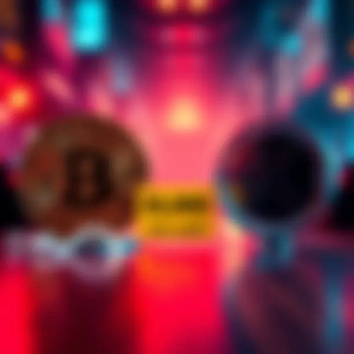 Visual representation of Bitcoin Cash and XRP logos with a $5,000 tag, highlighting the investment debate.