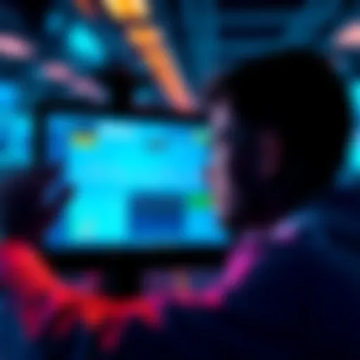 A beginner looking at a digital screen showing the Haveno interface, reflecting confusion and curiosity about trading without Monero.