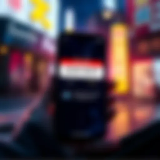 A smartphone displaying a scam alert message about a suspicious login from Beijing, China