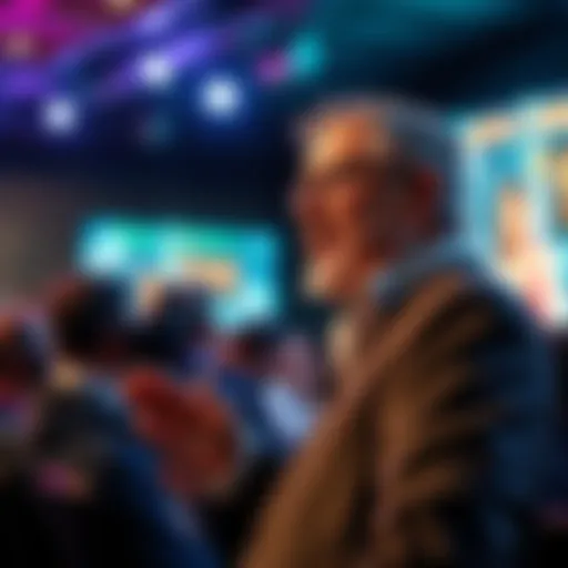 Bill Laboon speaking engagingly to the audience during his livestream, sharing updates and insights.