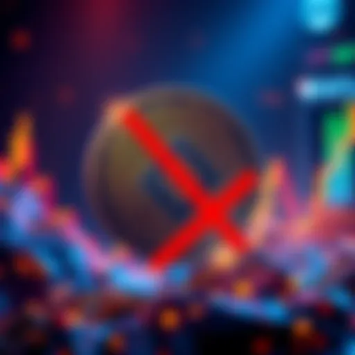 Graphic showing the Binance logo and LTO Network symbol with a red cross indicating delisting