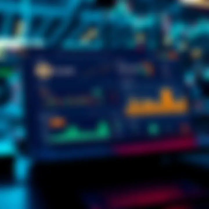 Screenshot of a Bitcoin analytics platform displaying various charts and insights for cryptocurrency tracking
