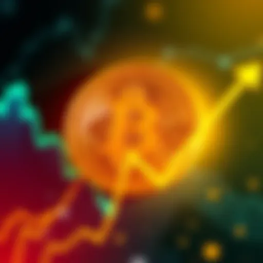 A graph showing Bitcoin's rapid increase past $125,000 with arrows indicating growth and investment.