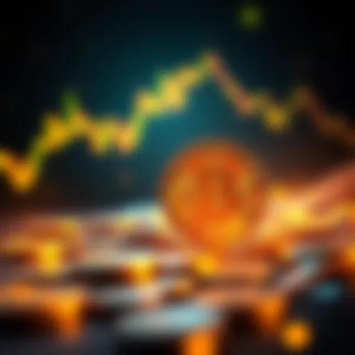 Graph showing Bitcoin price changes and trends for each quarter in 2025