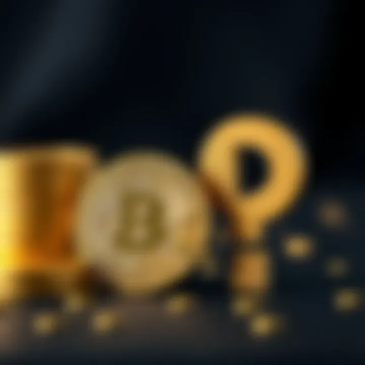 A stack of Bitcoin coins next to a question mark symbol, illustrating uncertainty about Bitcoin as an investment.