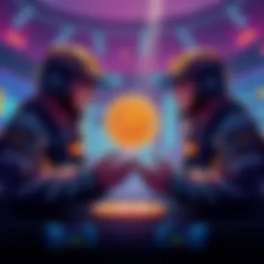 Illustration showing Bitcoin miners discussing with holders about the 21 million cap issue