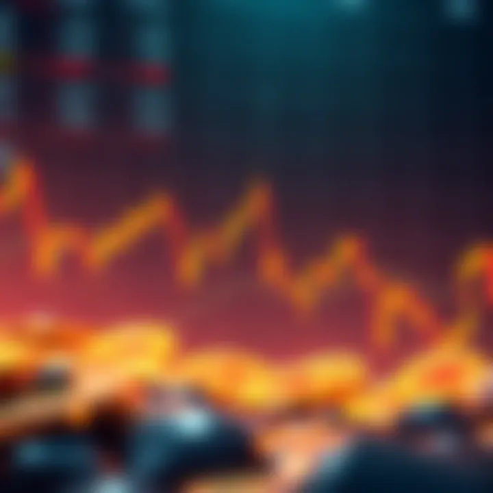 A chart showing Bitcoin's price dropping below $90,000, indicating a seven-month low and market decline