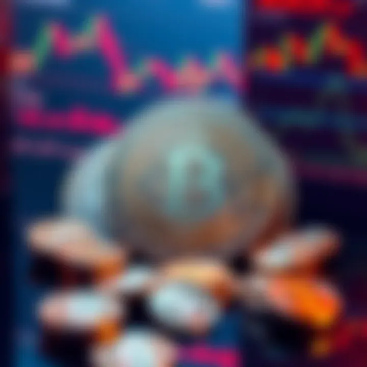 A visual representation showing Bitcoin coins surrounded by ETFs and charts, highlighting financialization and security concerns.