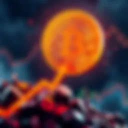 A graphic showing Bitcoin symbol rising above a $100K mark, symbolizing its value increase and investment opportunity.