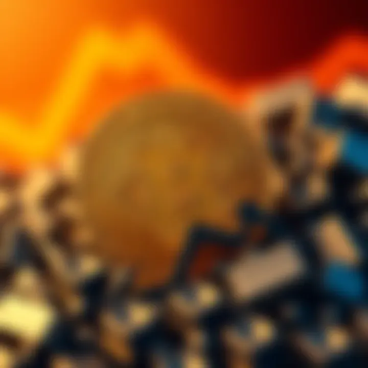 A visual representation of Bitcoin with a steady interest symbol, showcasing stability and growth in a financial context.