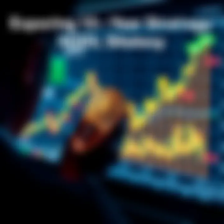 A person holding a Bitcoin symbol while looking at a graph showing price stability over time