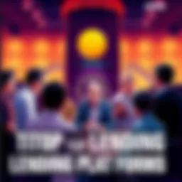 Group of people discussing Bitcoin lending platforms and sharing their experiences