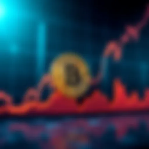A chart showing the rise of Bitcoin's market dominance to February 2021 levels, highlighting a bullish trend in cryptocurrency.