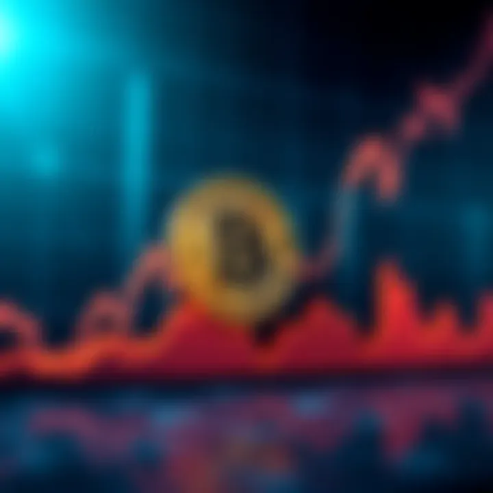 A chart showing the rise of Bitcoin's market dominance to February 2021 levels, highlighting a bullish trend in cryptocurrency.