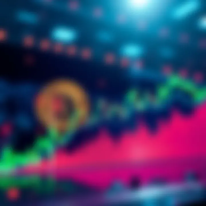 Bitcoin market drop illustration Graph showing Bitcoin's price drop and low RSI alongside a fearful sentiment indicator