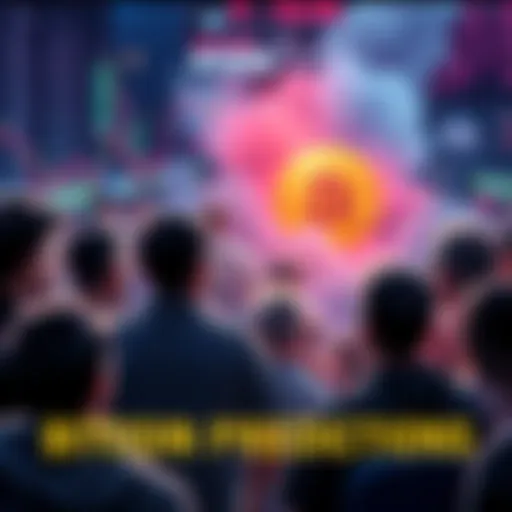 A forum post about Bitcoin price prediction with reactions from people, showing mixed emotions and discussions.