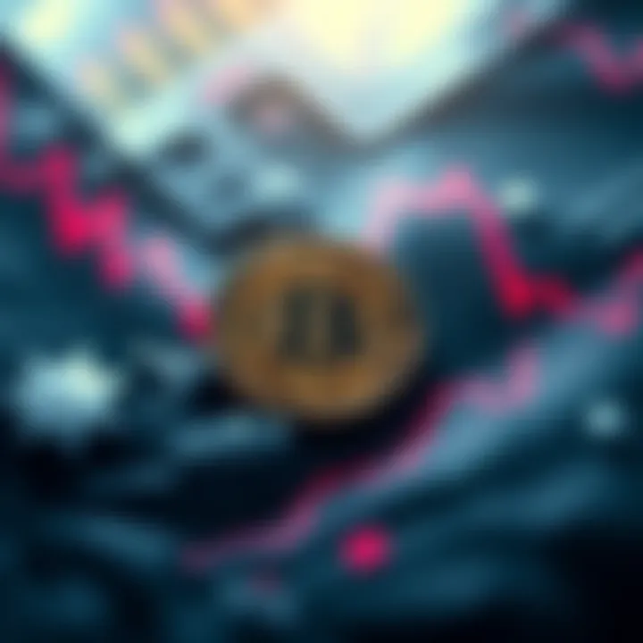 Bitcoin chart showing price nearing $104,000 with speculation of sell-offs