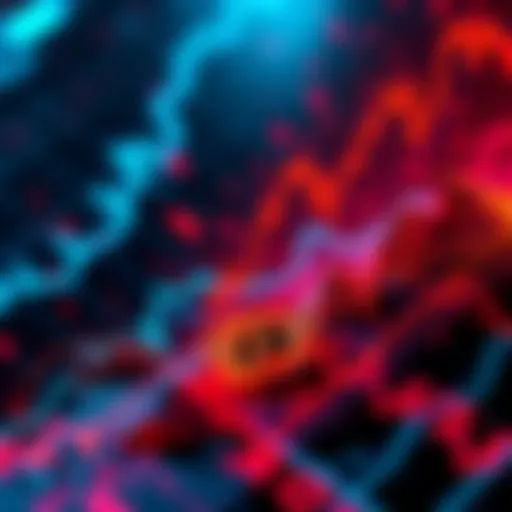 A graphic showing a downward trend in Bitcoin's price with a potential bounce back, highlighting market uncertainty