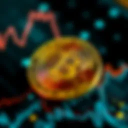 Illustration of Bitcoin symbol with S&P 500 logo, showing growth in finance