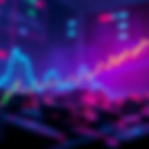 Bitcoin price chart showing a critical support level being tested, with a potential upward trend forecasted.