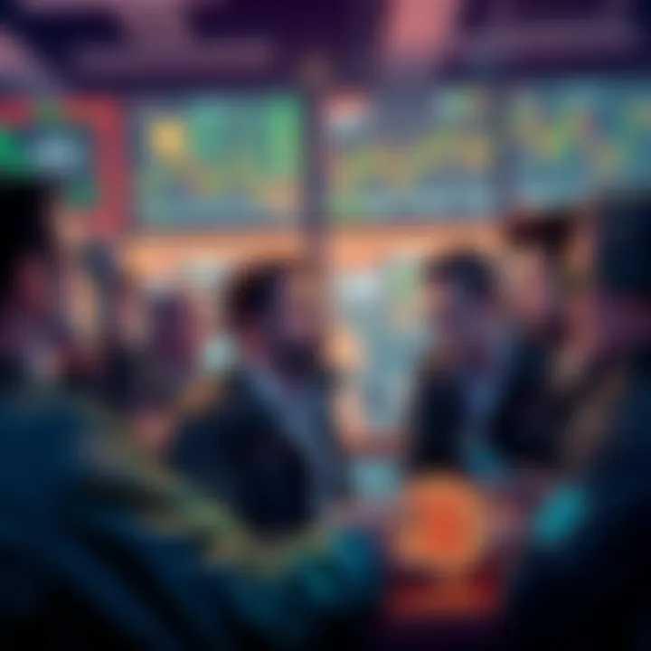 A group of Bitcoin traders expressing their thoughts in a forum, highlighting mixed feelings about the market, with some showing hope despite recent losses.