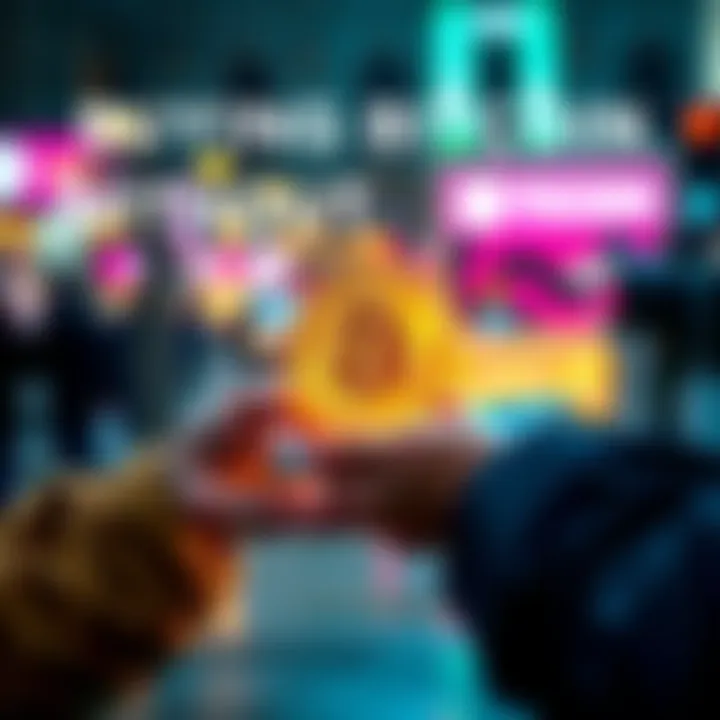 A person using a smartphone to buy Bitcoin without ID for their Electrum wallet.