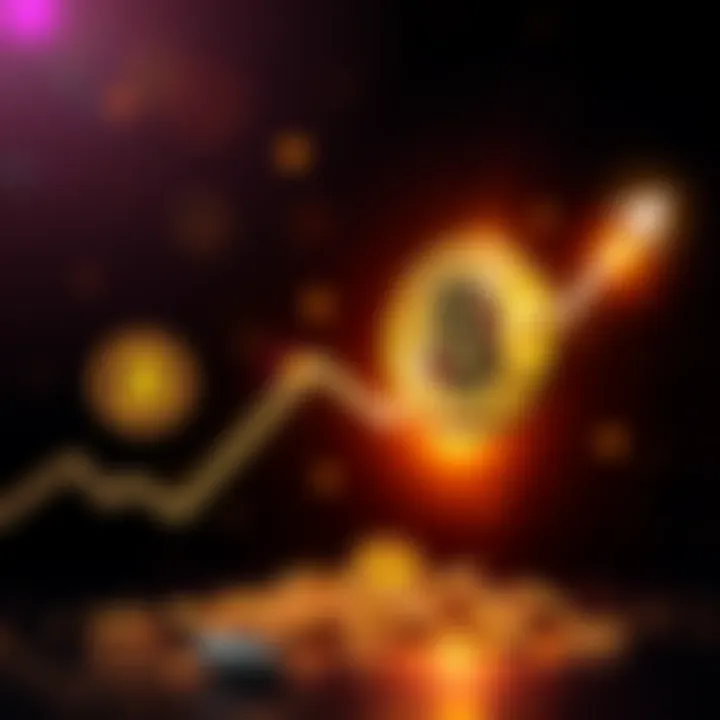 A visual representation of Bitcoin's potential collapse, with a downward graph and Bitcoin symbols fading away against a dark background.