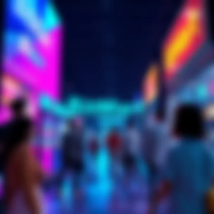 A visual representation of new BitMart features, including listings and the BitMart Card, with people discussing their impact.