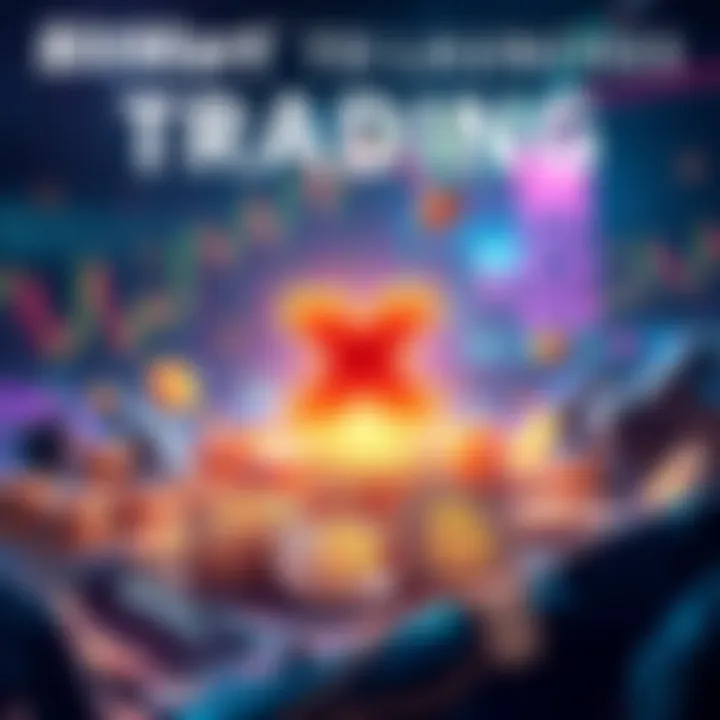 Graphic showing the launch of XPAD trading on BitMart with cryptocurrency symbols and trading elements