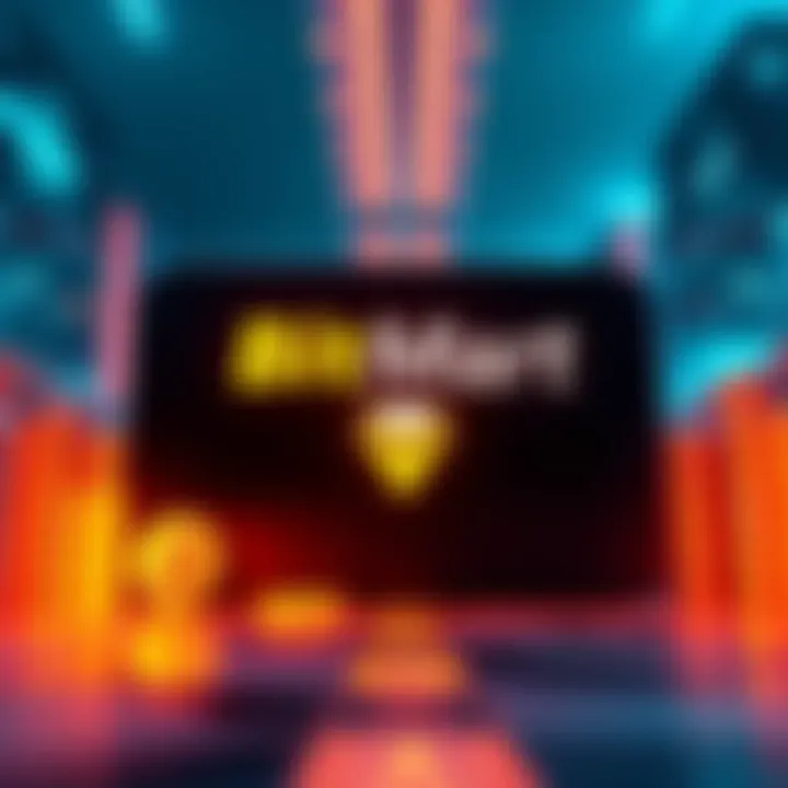 BitMart logo with a graphic representing the XTZ-Etherlink chain and transaction support