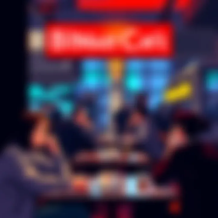 Attendees at #TOKEN2049 enjoying coffee and engaging in conversations at BitMartCafe