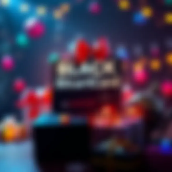 A festive image showcasing the BitMartCard with symbols of cashback and no fee promotions for Black Friday shopping