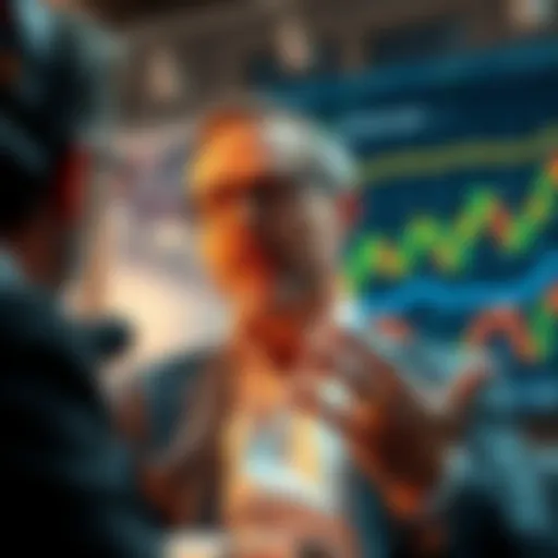 The CEO of Bitwise discussing changes in the cryptocurrency market with charts in the background