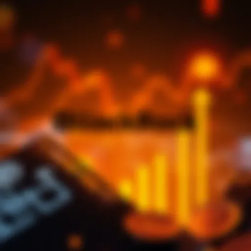A visual representation of BlackRock's potential tokenization impacting Hedera's market cap, showing the logo of BlackRock and Hedera with upward trend arrows, symbolizing growth and value increase in cryptocurrency.