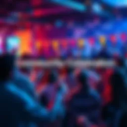 A lively gathering of people enjoying activities together, showcasing friendship and fun atmosphere among the Boiiis community.