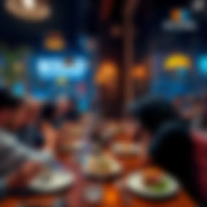 Customers enjoying meals at Bold Bistro while using Kaspa cryptocurrency for payment.