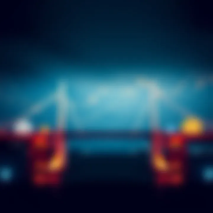 A graphic showing a bridge connecting Solana to other blockchain networks, symbolizing asset transfer. Icons of different cryptocurrencies are on both sides of the bridge.