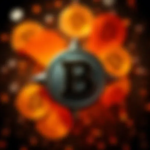 Brown University logo with Bitcoin symbols in the background, representing the sale of EWJ to increase Bitcoin investment.