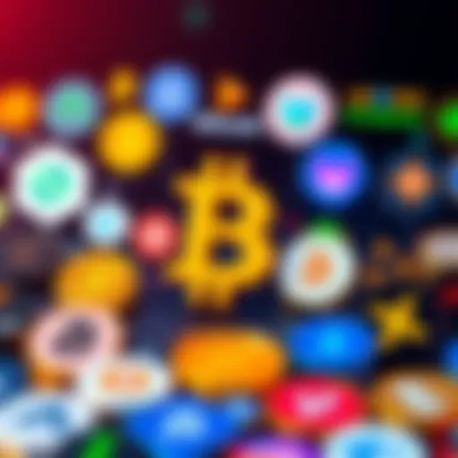 Various logos of cryptocurrency platforms representing alternatives to Changelly for BTC swaps